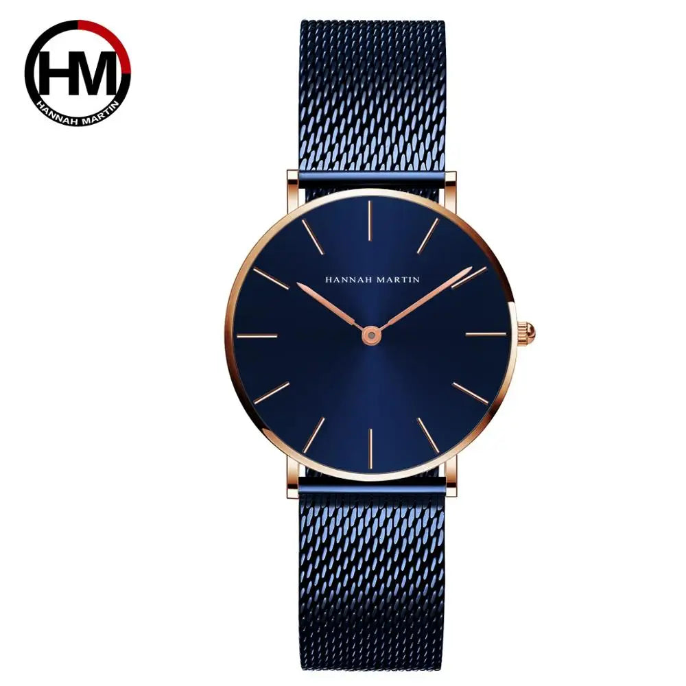 Luxury Waterproof Women's Rose Gold Wristwatch